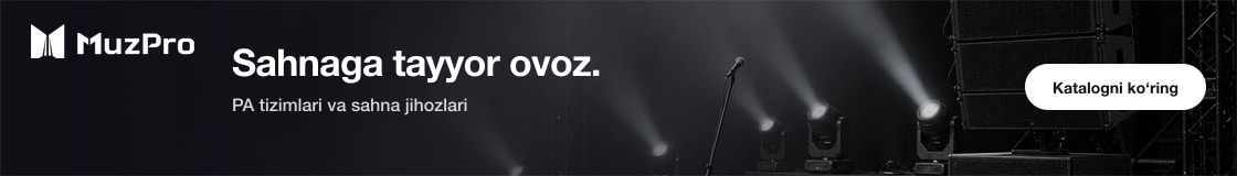 MuzPro — sahnaga tayyor ovoz
